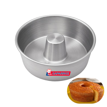 Angel Food Cake Pan – Conical Tube Pan – 20.8x8cm – Aluminum by Caparroz
